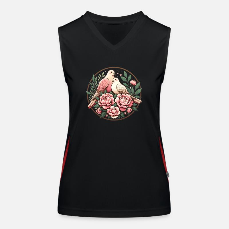 Mourning Doves Women's Functional Contrast Tank Top