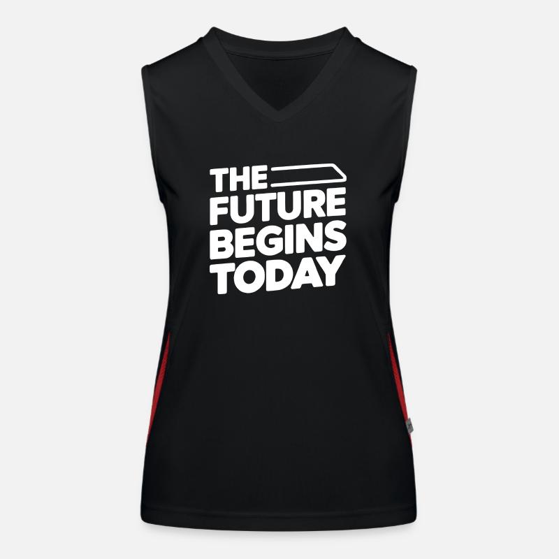 zurück in die Schule Funktionelles Kontrast-Tank Top für Frauen