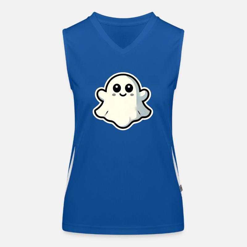 Gespenst niedlich Funktionelles Kontrast-Tank Top für Frauen