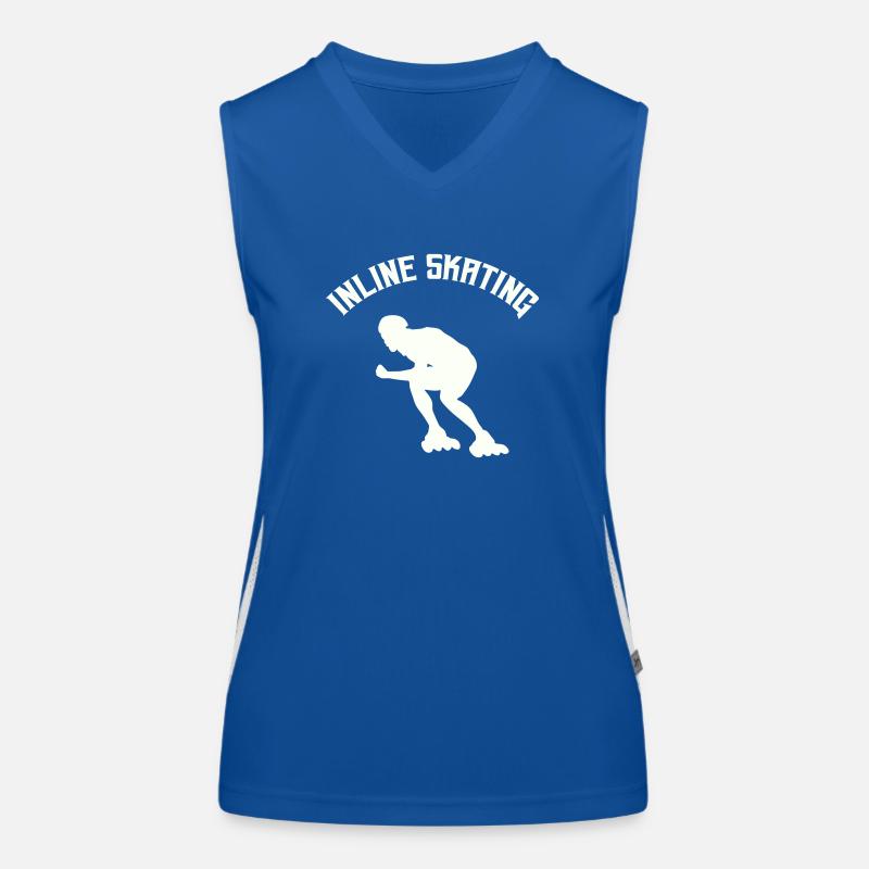 Inline Skating Funktionelles Kontrast-Tank Top für Frauen