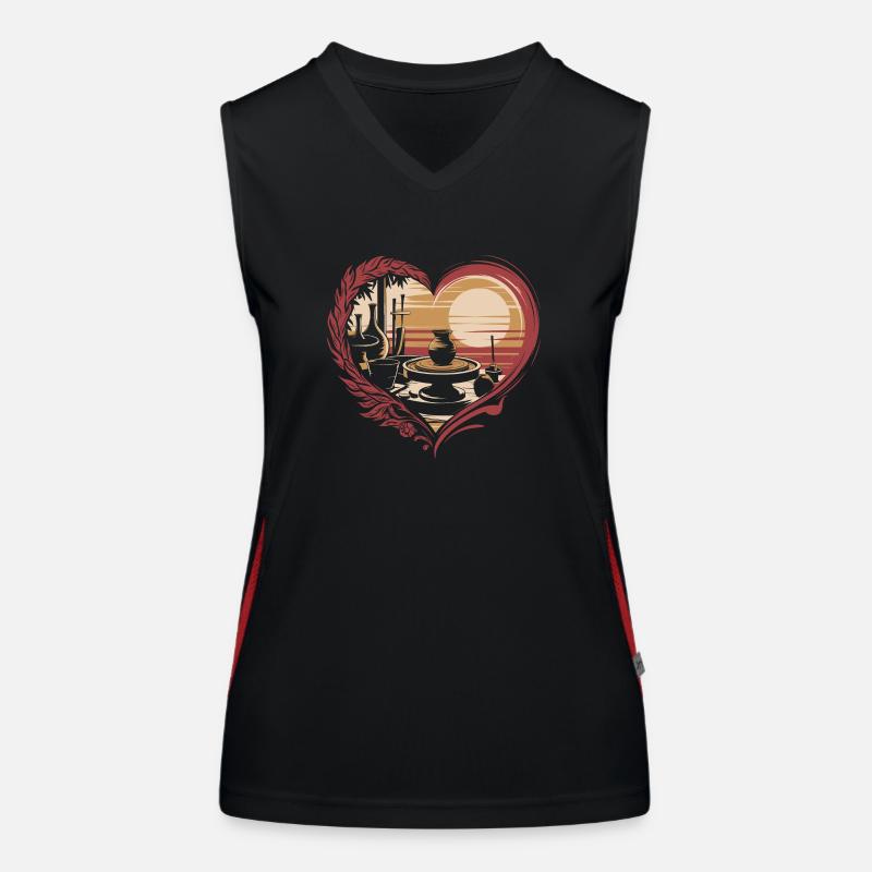 Pottery Pottery Women's Functional Contrast Tank Top
