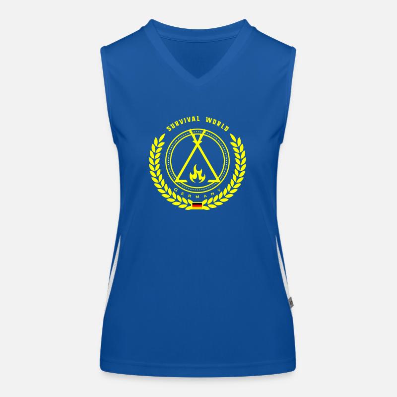 Survival World_Germany Women's Functional Contrast Tank Top