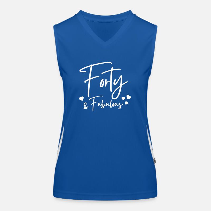 Quarante fabuleux Débardeur respirant contrasté Femme