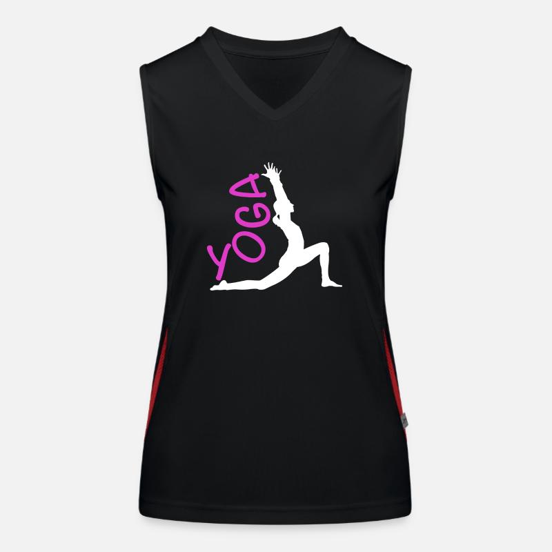 Yoga exercise for a workout Women's Functional Contrast Tank Top