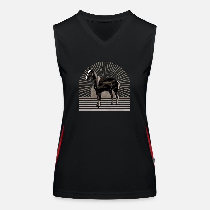 Cheval Débardeur respirant contrasté Femme
