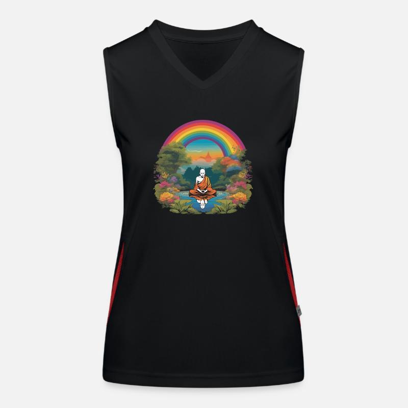 Rainbow Monk Women's Functional Contrast Tank Top