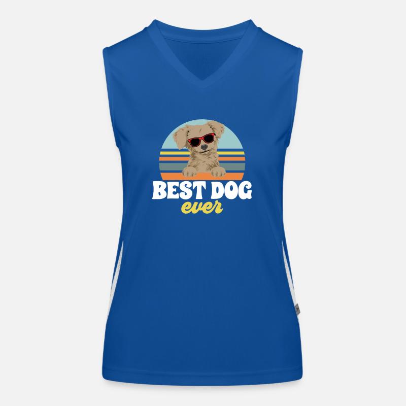 Chiweenie Dog Women's Functional Contrast Tank Top