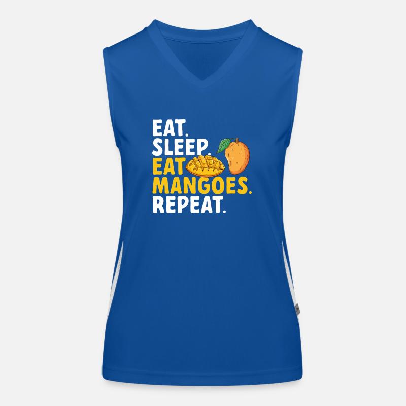 Mango Frucht Mango Funktionelles Kontrast-Tank Top für Frauen