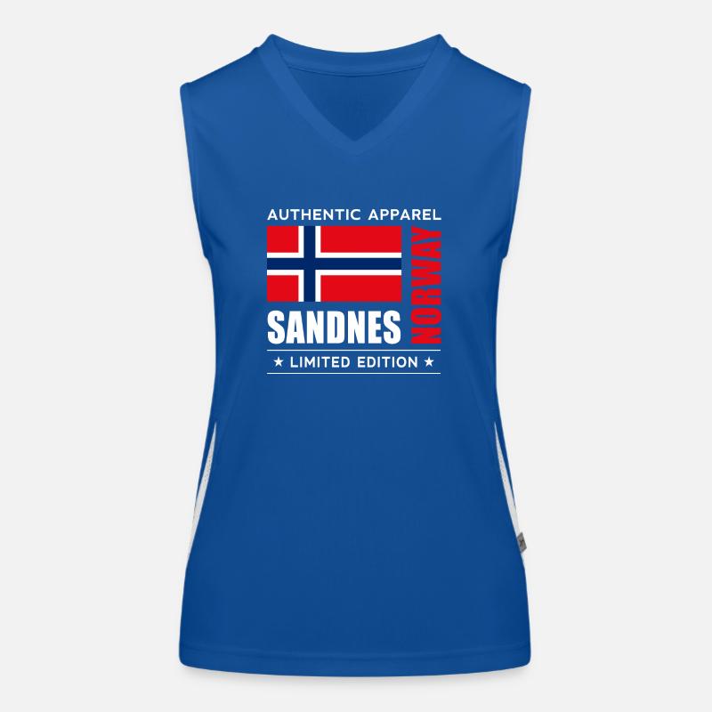 Sandnes (en anglais seulement) Débardeur respirant contrasté Femme