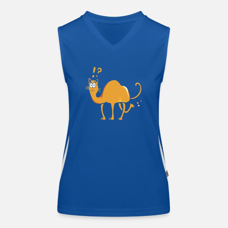 Cat-meau Women's Functional Contrast Tank Top