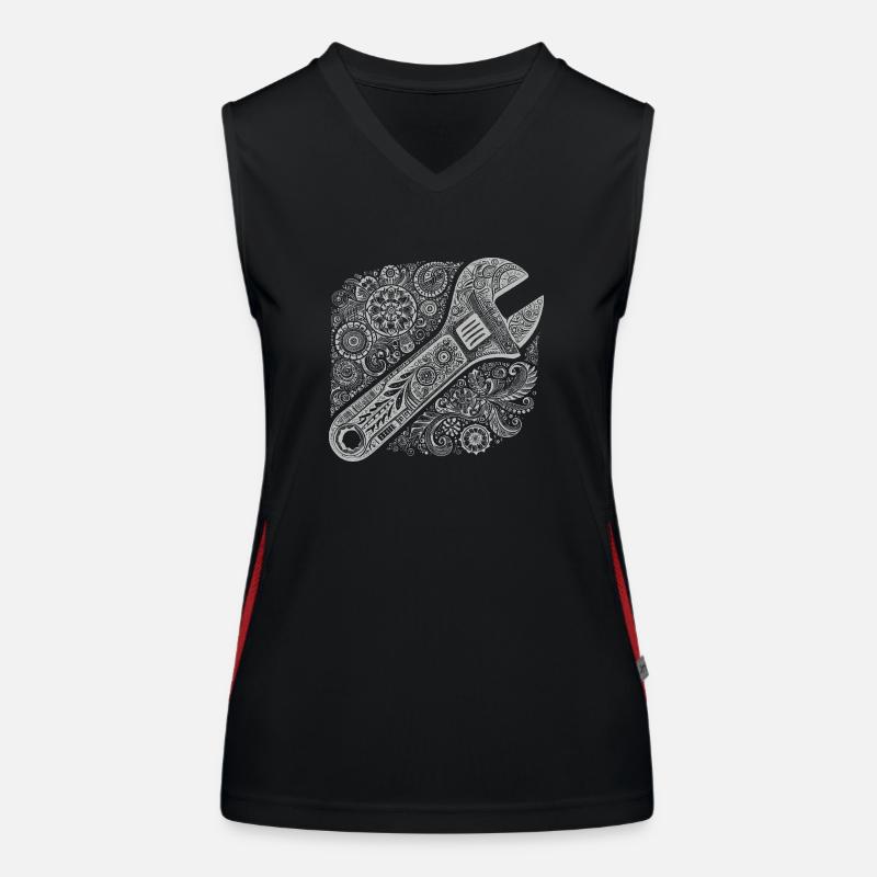 Open-end wrenches Women's Functional Contrast Tank Top