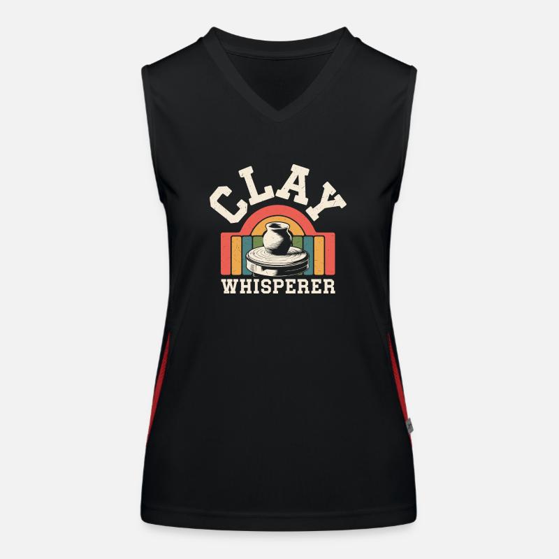Pottery Fun pottery Women's Functional Contrast Tank Top