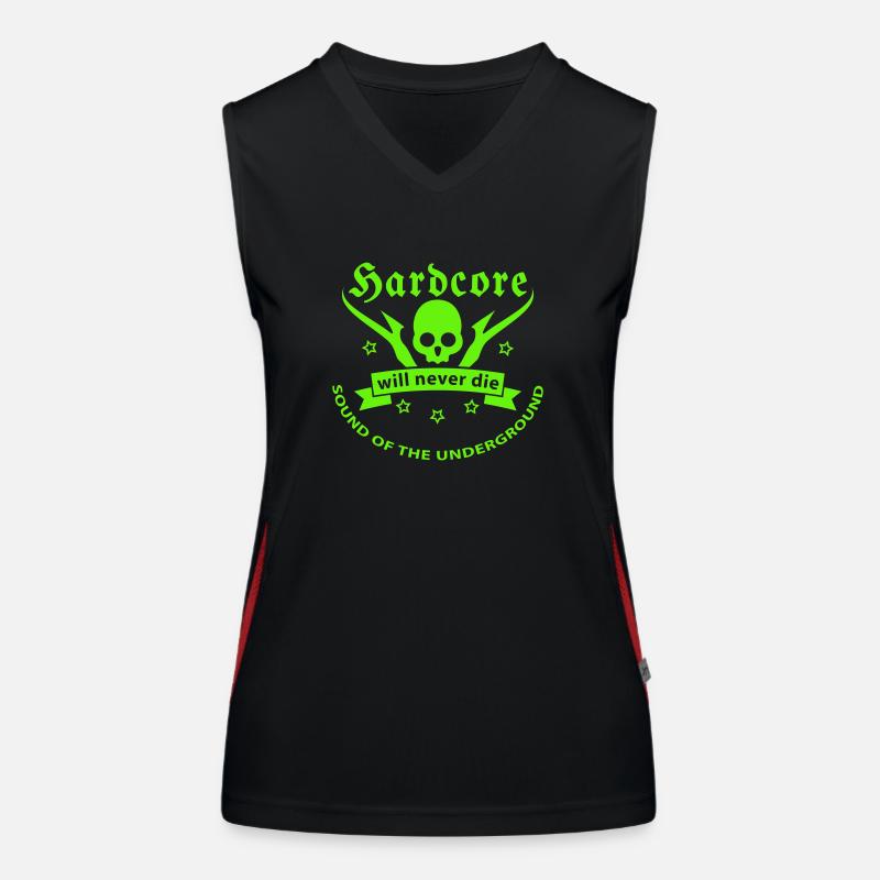 techno Funktionelles Kontrast-Tank Top für Frauen