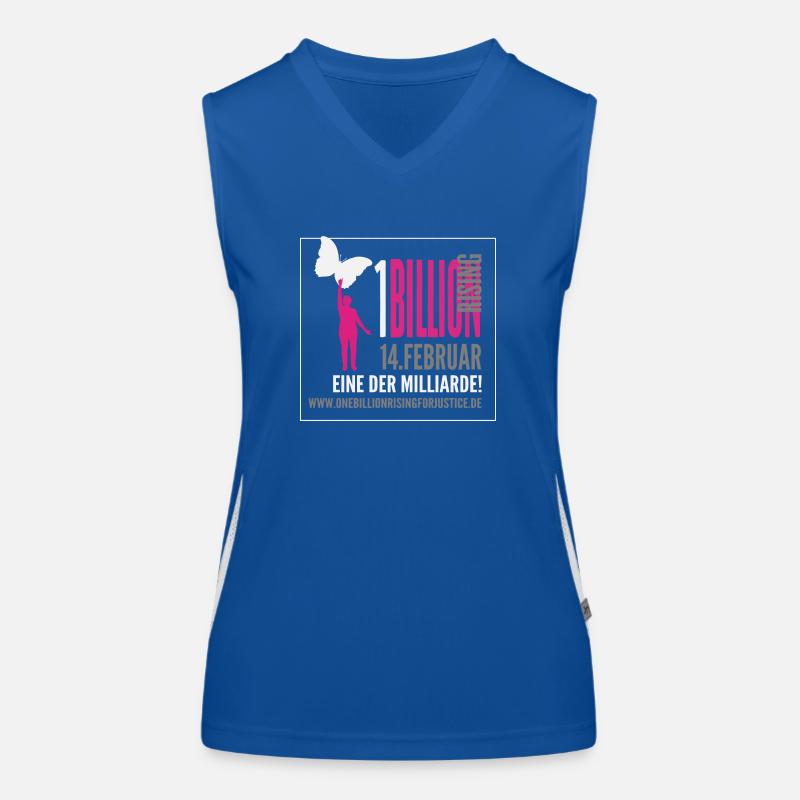 One Billion Rising - eine der Milliarde Funktionelles Kontrast-Tank Top für Frauen