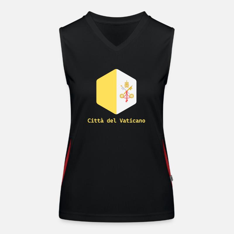 Vatican City Women's Functional Contrast Tank Top