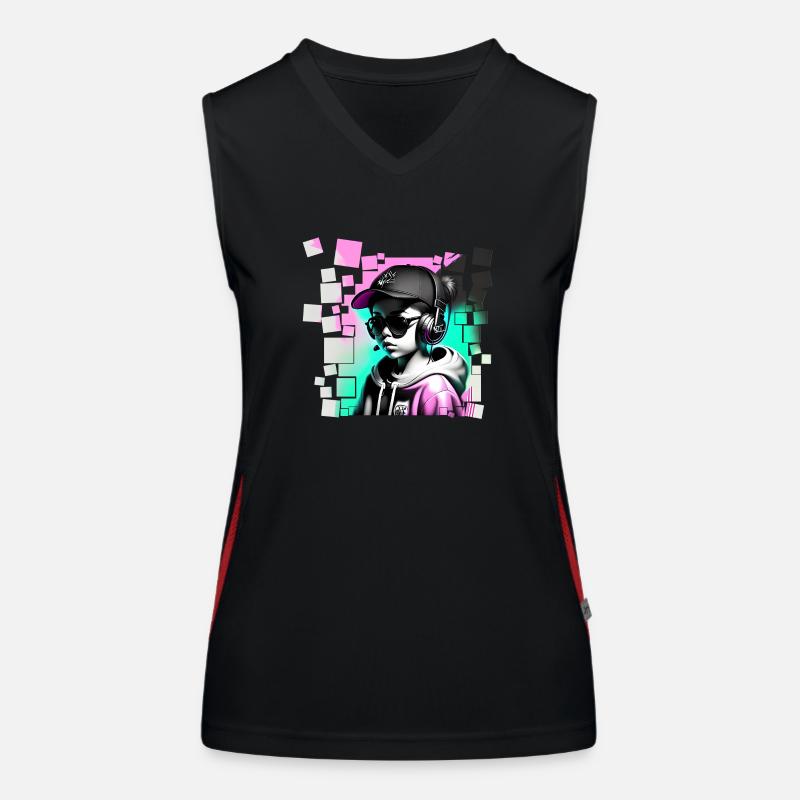 Madchen Funktionelles Kontrast-Tank Top für Frauen
