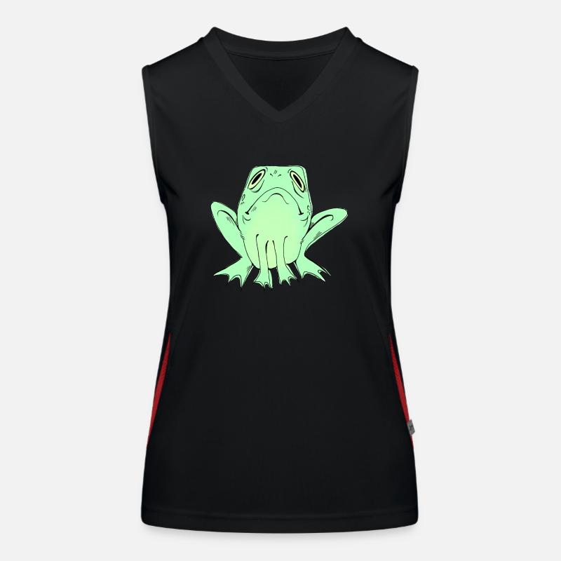 Small frog Women's Functional Contrast Tank Top