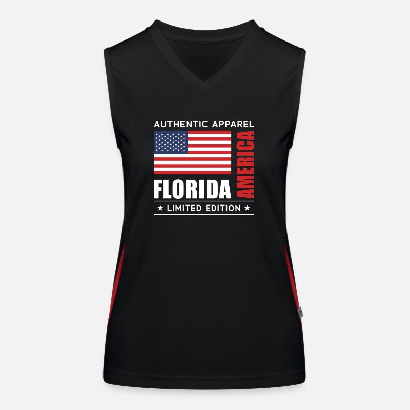Floride Débardeur respirant contrasté Femme