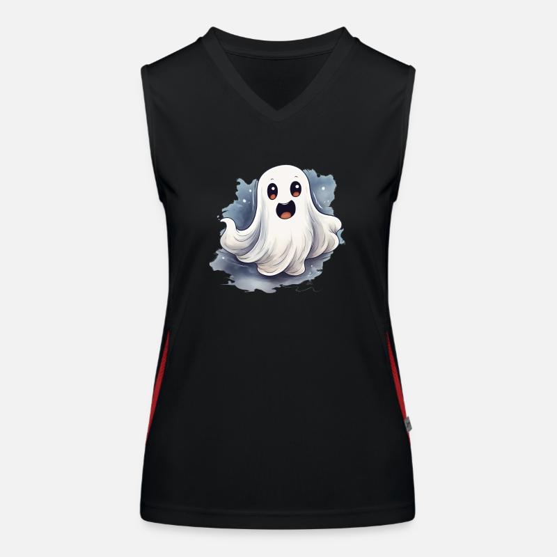 Gespenst Funktionelles Kontrast-Tank Top für Frauen