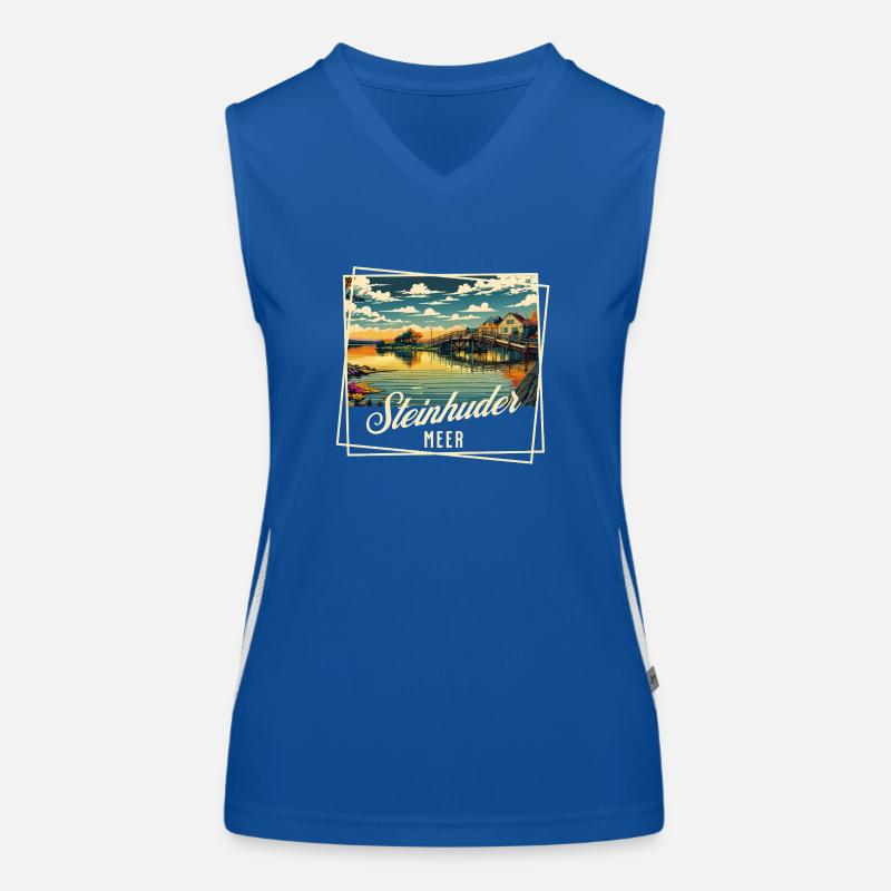 Steinhuder Meer – Sommer. Sonne. Seele baumeln Funktionelles Kontrast-Tank Top für Frauen