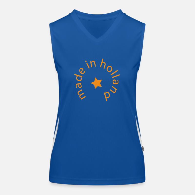 made in holland Funktionelles Kontrast-Tank Top für Frauen