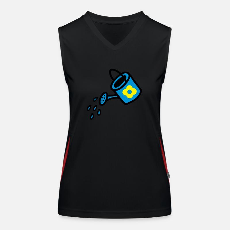 Gießkanne 3 Funktionelles Kontrast-Tank Top für Frauen