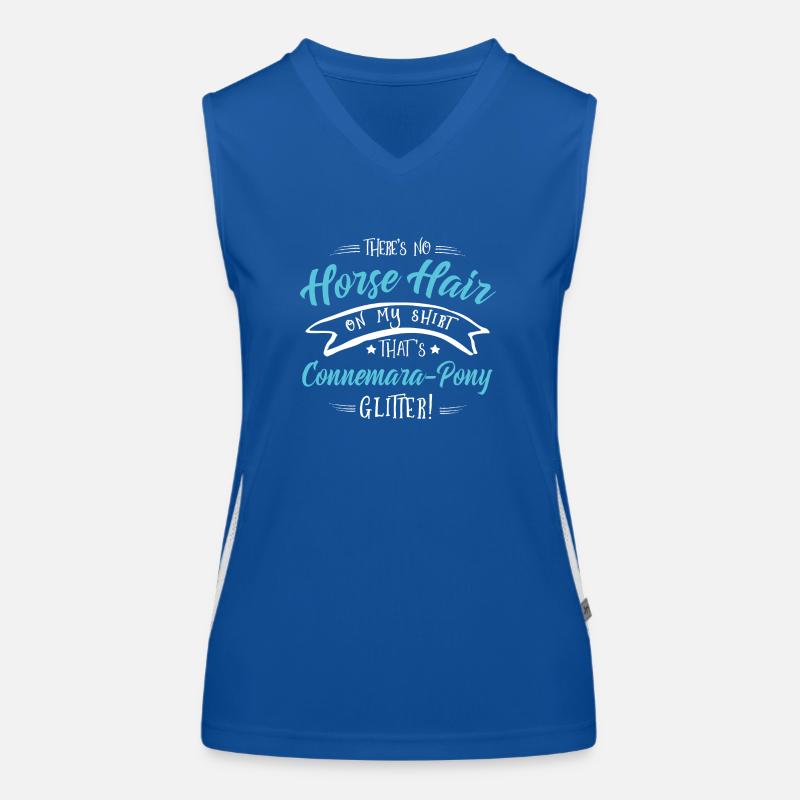 Glitter Connemara-Pony Funktionelles Kontrast-Tank Top für Frauen