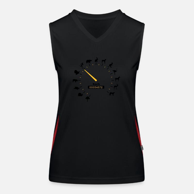 tachometer Women's Functional Contrast Tank Top
