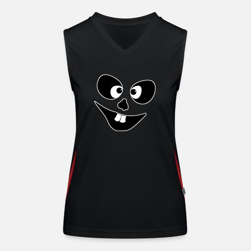 Fratzi Face Funktionelles Kontrast-Tank Top für Frauen