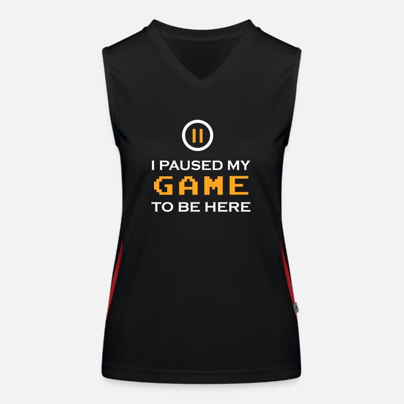 Game Gaming PC Women's Functional Contrast Tank Top