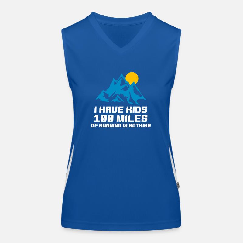 Trail Runner Running Joggen Jogger I Geschenk Funktionelles Kontrast-Tank Top für Frauen