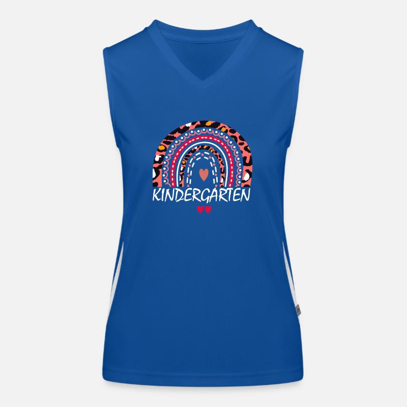 Boho Kindergarten Squad Gift Women's Functional Contrast Tank Top