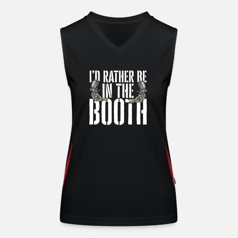 Body Painter Car Painter Painter Women's Functional Contrast Tank Top