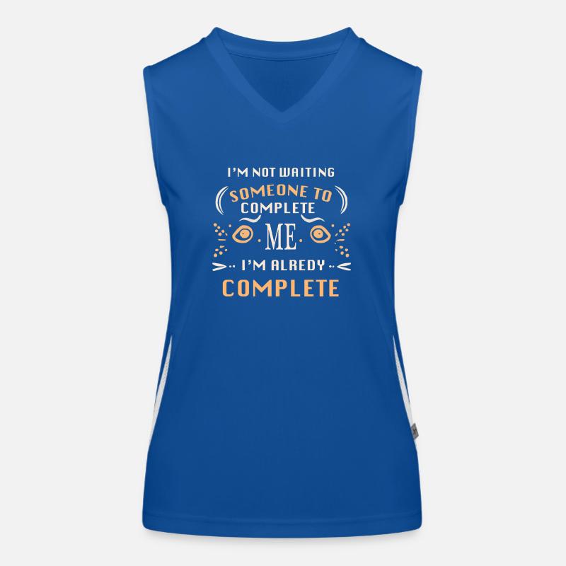 Einzelner Tag Funktionelles Kontrast-Tank Top für Frauen