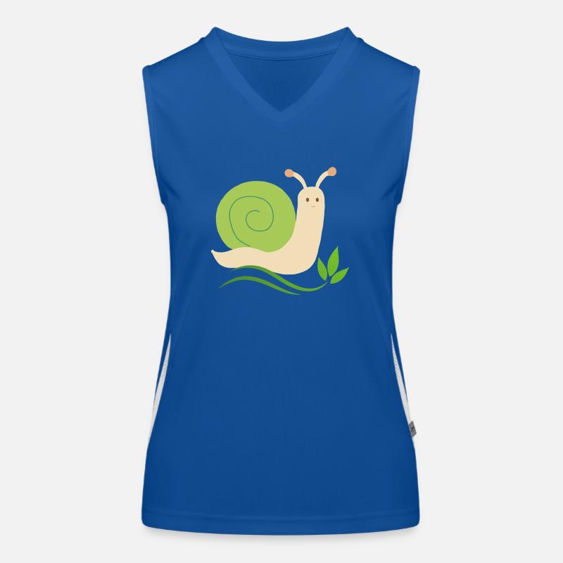 SCHNECKE Funktionelles Kontrast-Tank Top für Frauen