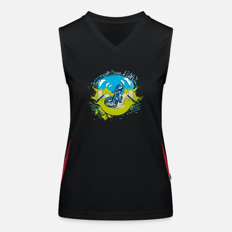 Extrem BMX Funktionelles Kontrast-Tank Top für Frauen