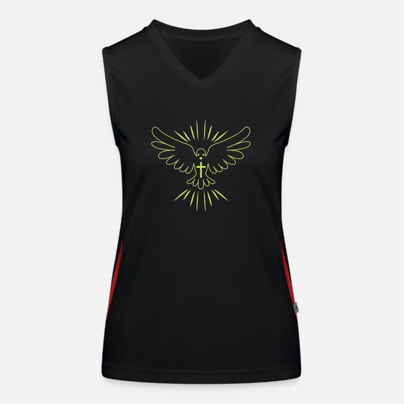 holy ghost Funktionelles Kontrast-Tank Top für Frauen