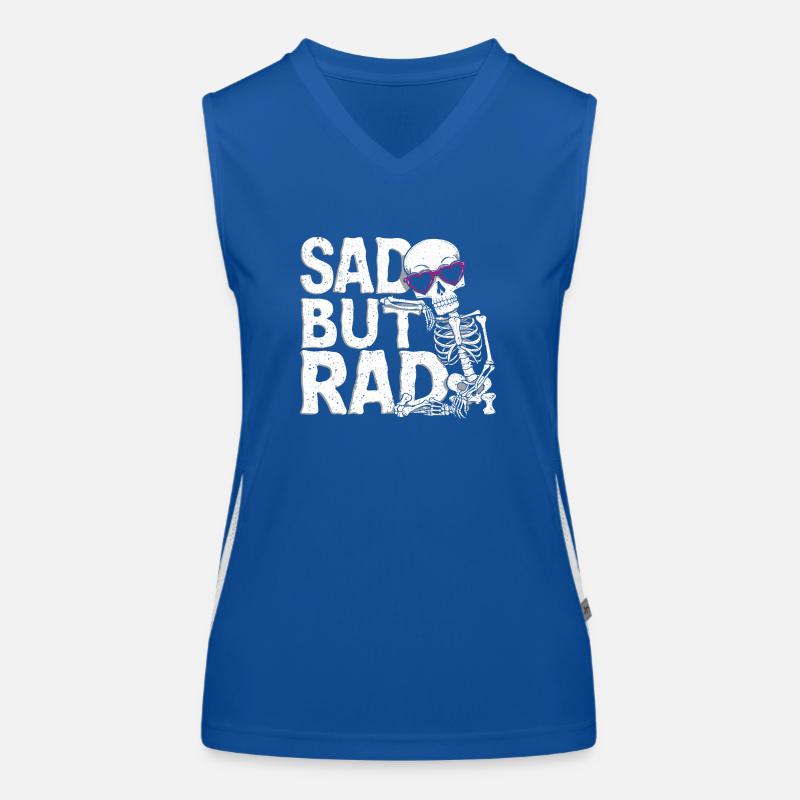 Melancholie mit Stil Funktionelles Kontrast-Tank Top für Frauen