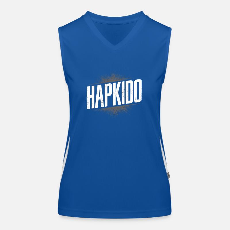 Hapkido – force et technique combinées Débardeur respirant contrasté Femme