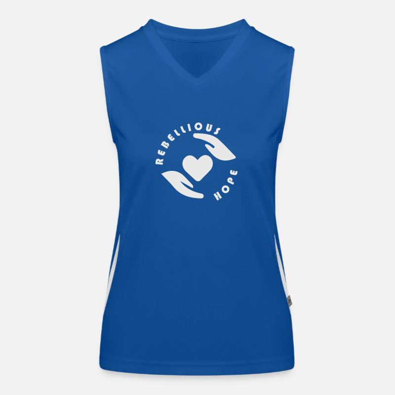 Bowelbabe Fun - REBELLIOUS HOPE Women's Functional Contrast Tank Top