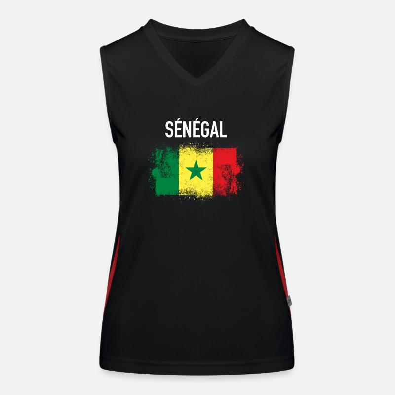 Sénégal Débardeur respirant contrasté Femme