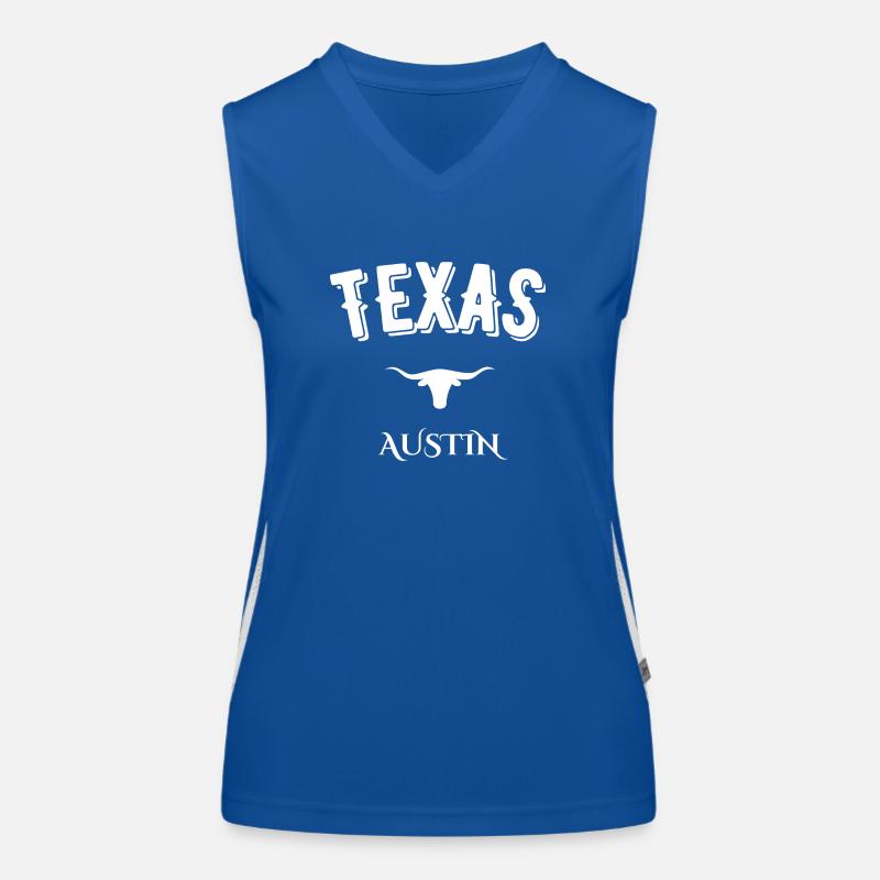 texas austin Débardeur respirant contrasté Femme
