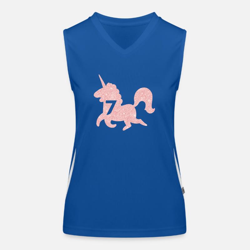 7th Anniversary Unicorn Women's Functional Contrast Tank Top