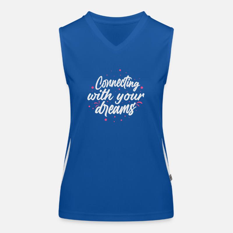 Connectant Débardeur respirant contrasté Femme