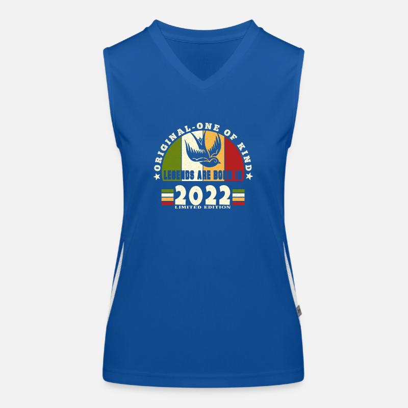 2022 Vintage Birthday Legend Gift Women's Functional Contrast Tank Top