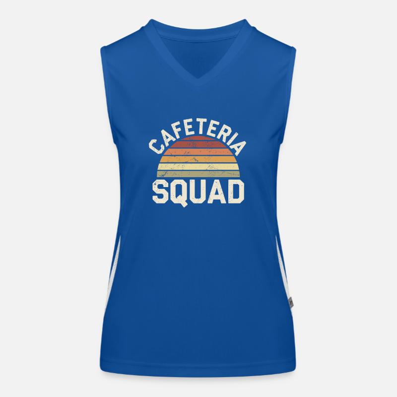 Team und Mittagspause Funktionelles Kontrast-Tank Top für Frauen