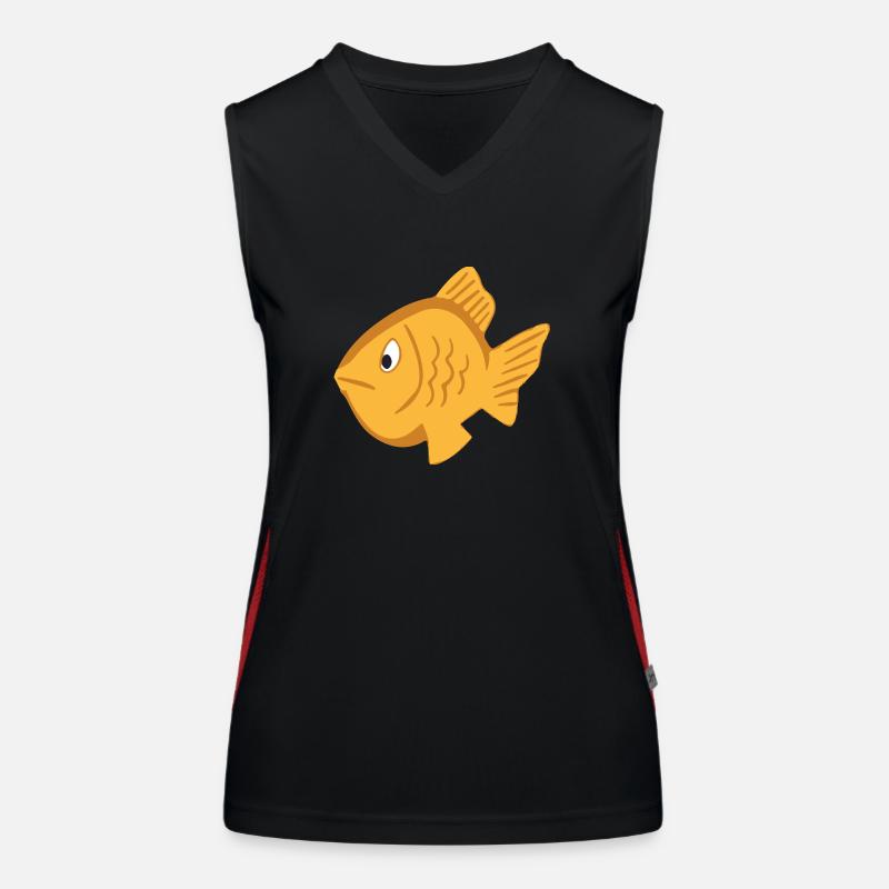 Fish Women's Functional Contrast Tank Top