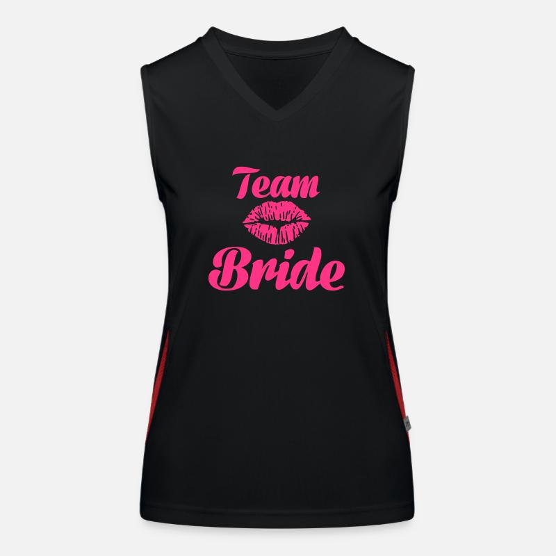 Team Bride Débardeur respirant contrasté Femme