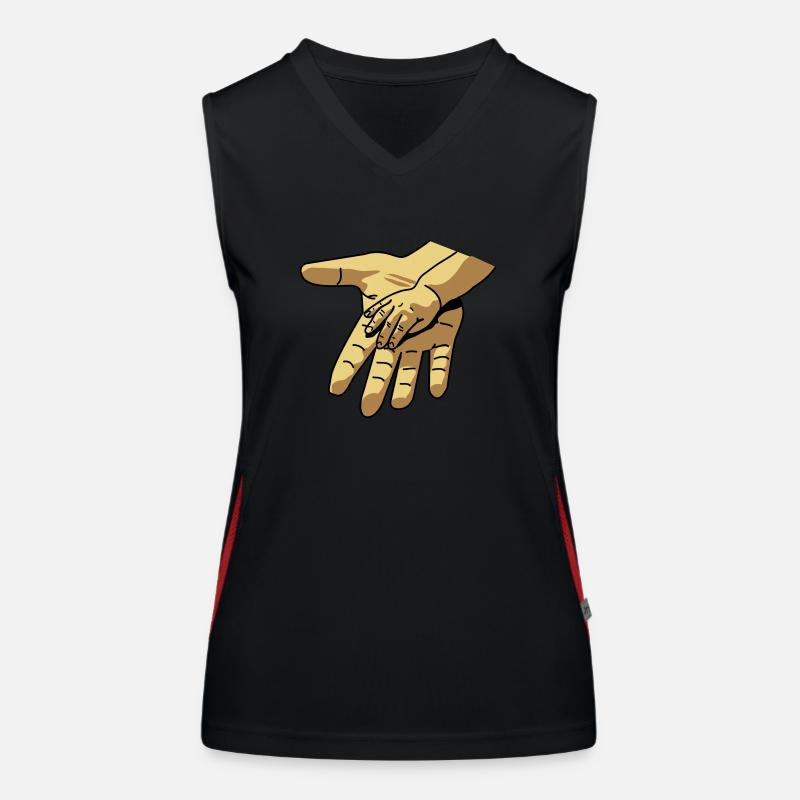 hand_in_hand Funktionelles Kontrast-Tank Top für Frauen