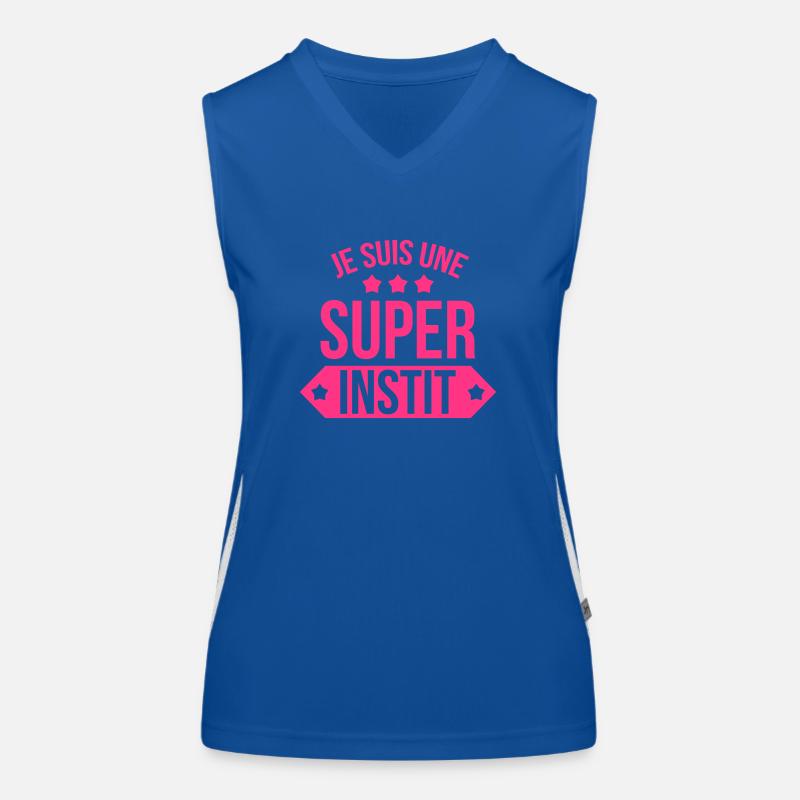 Maîtresse / Ecole / Prof / Instit / Professeur Women's Functional Contrast Tank Top